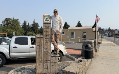 PCT Day 125 – Indian Springs Trailhead (2130.7) Across The Bridge Of The Gods to Washington (2150.5)